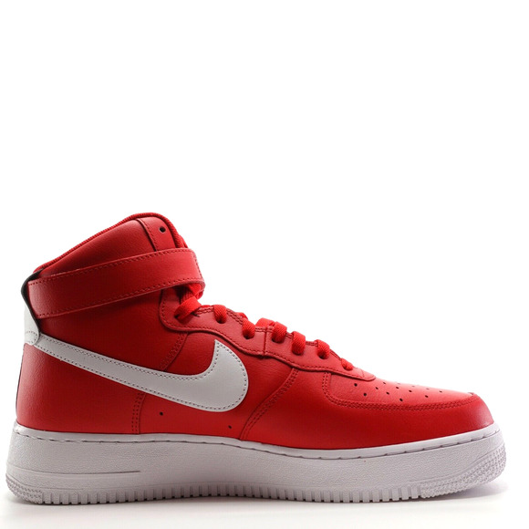 Nike Air Force One High NBY Red White Sneakers Mens Size 12.5 AQ3771-994